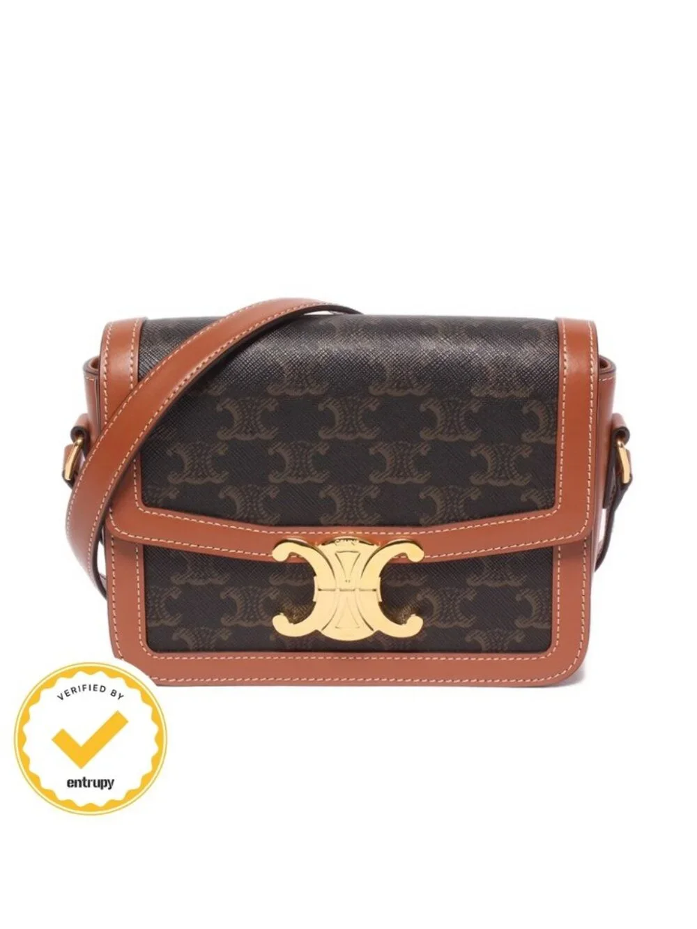 Celine Shoulder Bag Crossbody Teen Triomphe